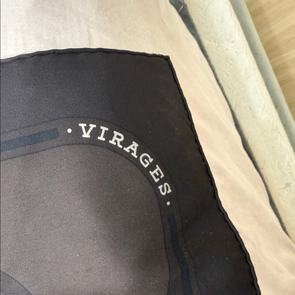 Hermes Dark Toned Silk Scarf - Picture 2 of 5